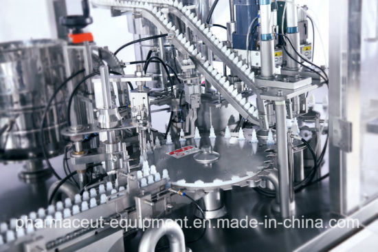 Оборудование для наполнения и укупорки бутылок с жидкостью для электронных сигарет (соответствует CE)