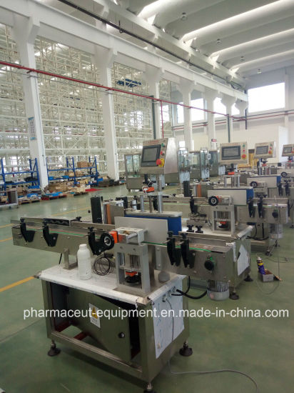 Вертикальная автоматическая этикетировочная машина для круглых бутылок