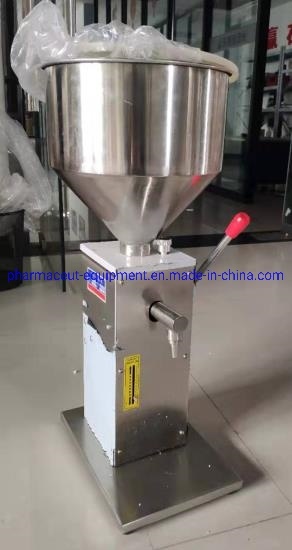 Полуавтоматическая ручная машина для розлива крема/жидкости для мытья рук/дезинфицирующего жидкого спирта