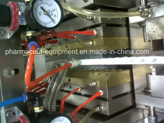 Машина для формования блистерных суппозиториев, наполнения и укупорки жидкости (ZS-3)