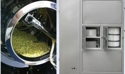  BGB1F Китай Производство машины для нанесения тонкопленочного покрытия сахаром с CIP-мойкой 