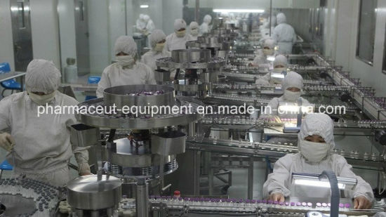 ПЛК контролирует машину для запечатывания крышек стеклянных флаконов на 10 мл