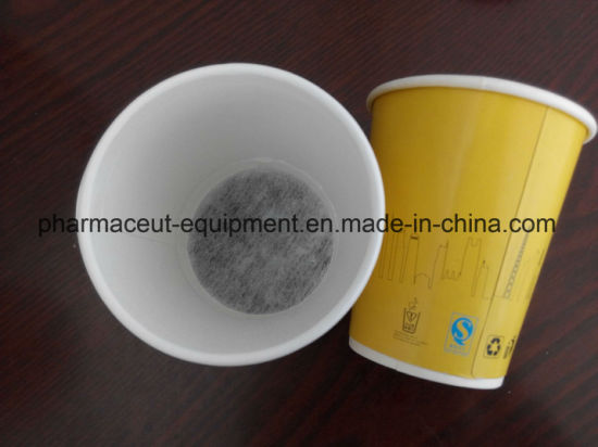 Машина для производства бумажных стаканчиков для растворимого чая зеленого/черного цвета