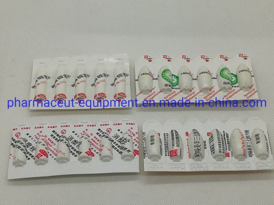 Автоматическая фармацевтическая фабрика, машина для наполнения и укупорки суппозиториев из ПВХ/ПЭ