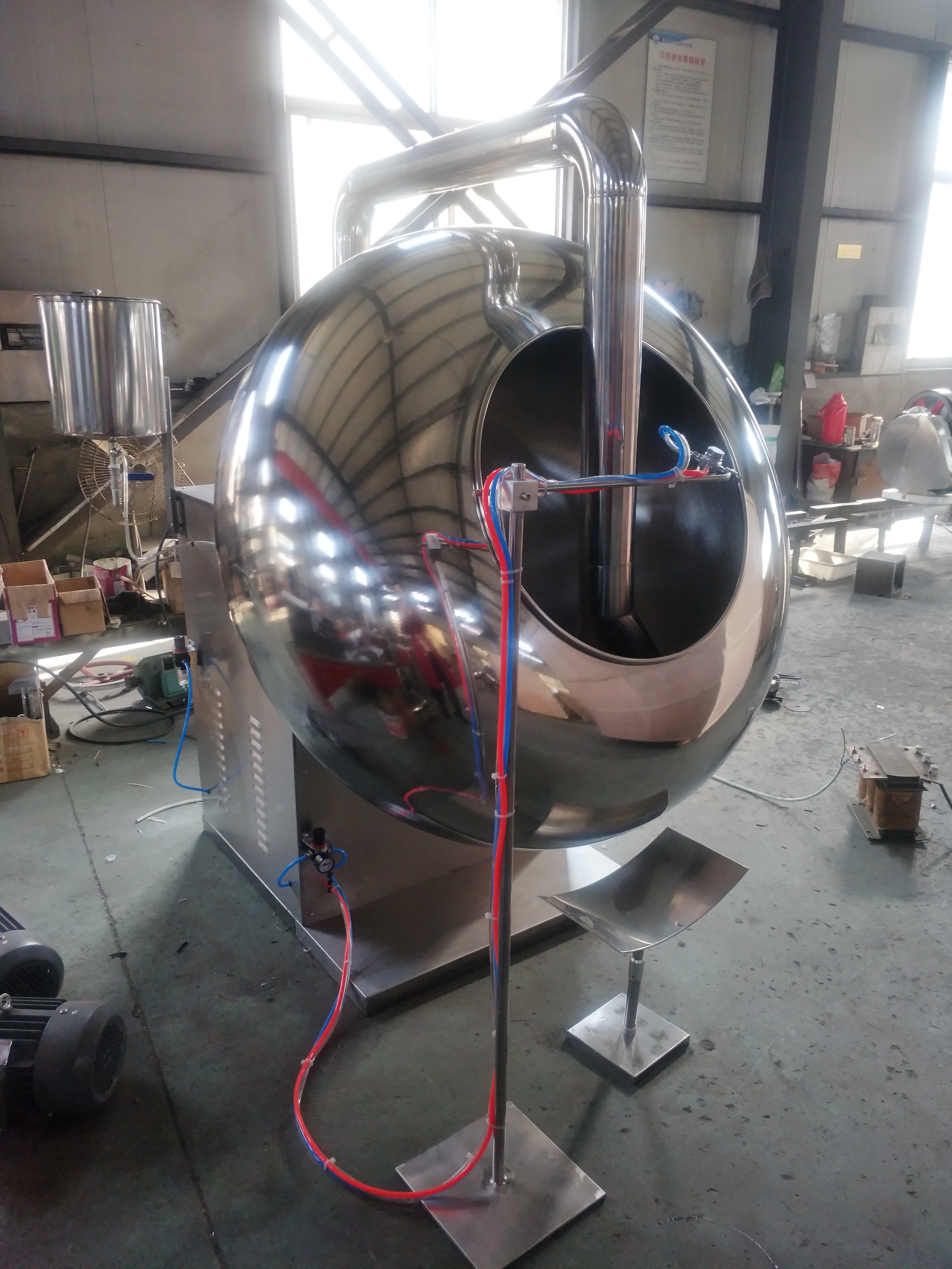 BYC Машина для нанесения покрытия сахарной пленкой Машина для нанесения покрытия на арахис для таблеток с барабаном