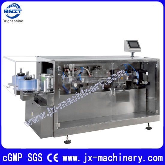 Машина для наполнения и запечатывания фармацевтических пластиковых ампул сиропа