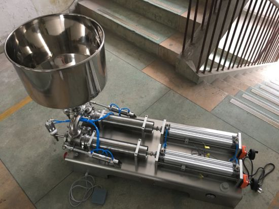 Полуавтоматическая ручная машина для розлива крема/жидкости для мытья рук/дезинфицирующего жидкого спирта