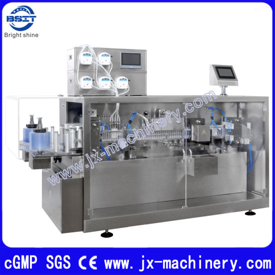 Фармацевтическая машина 2 Наполняющая головка Пластиковая машина для наполнения и запечатывания ампул для пероральной жидкости