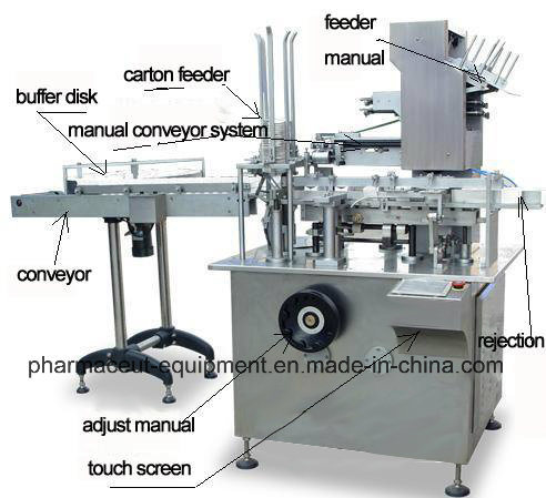 Фармацевтическая автоматическая машина для упаковки в блистерные картонные коробки