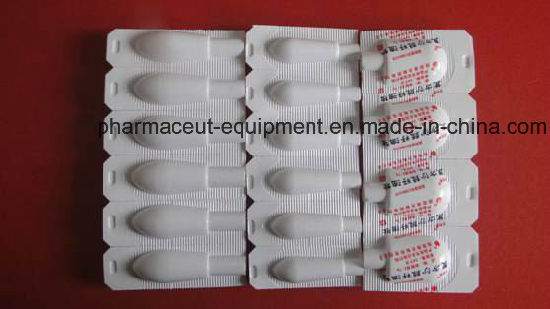 Машина для наполнения и запечатывания фармацевтических суппозиториев (линейный тип)