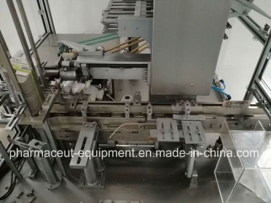 Горизонтальная автоматическая упаковочная машина для картонирования бутылок с управлением через ПЛК (BSM125)