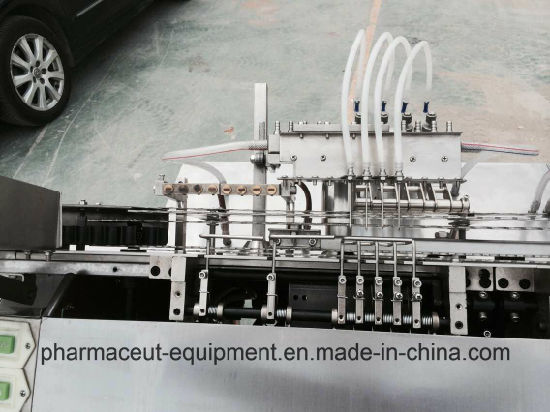 GMP Pharmaceutical Машина для наполнения и запечатывания закрытых стеклянных ампул емкостью 2 мл