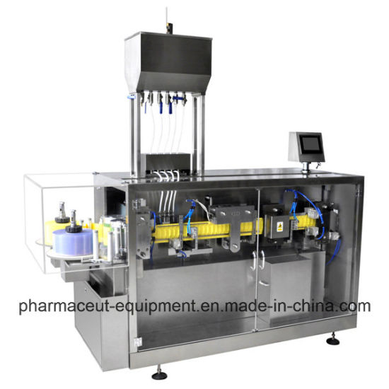 Машина для наполнения и запечатывания жидких пластиковых ампул с пероральным коллагеном (DSM)