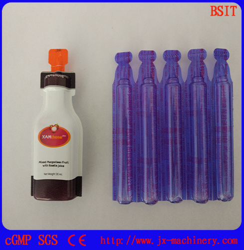 Фармацевтическая машина 2 Наполняющая головка Пластиковая машина для наполнения и запечатывания ампул для пероральной жидкости