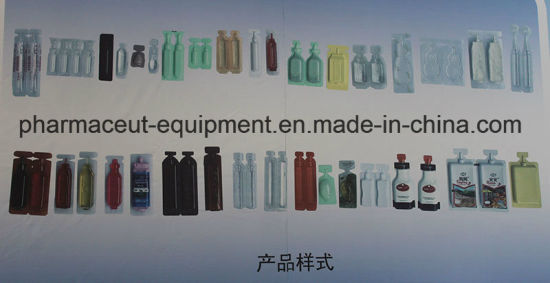 Машина для наполнения и запечатывания пластиковых ампул для перорального применения жидких пробиотиков/витаминов