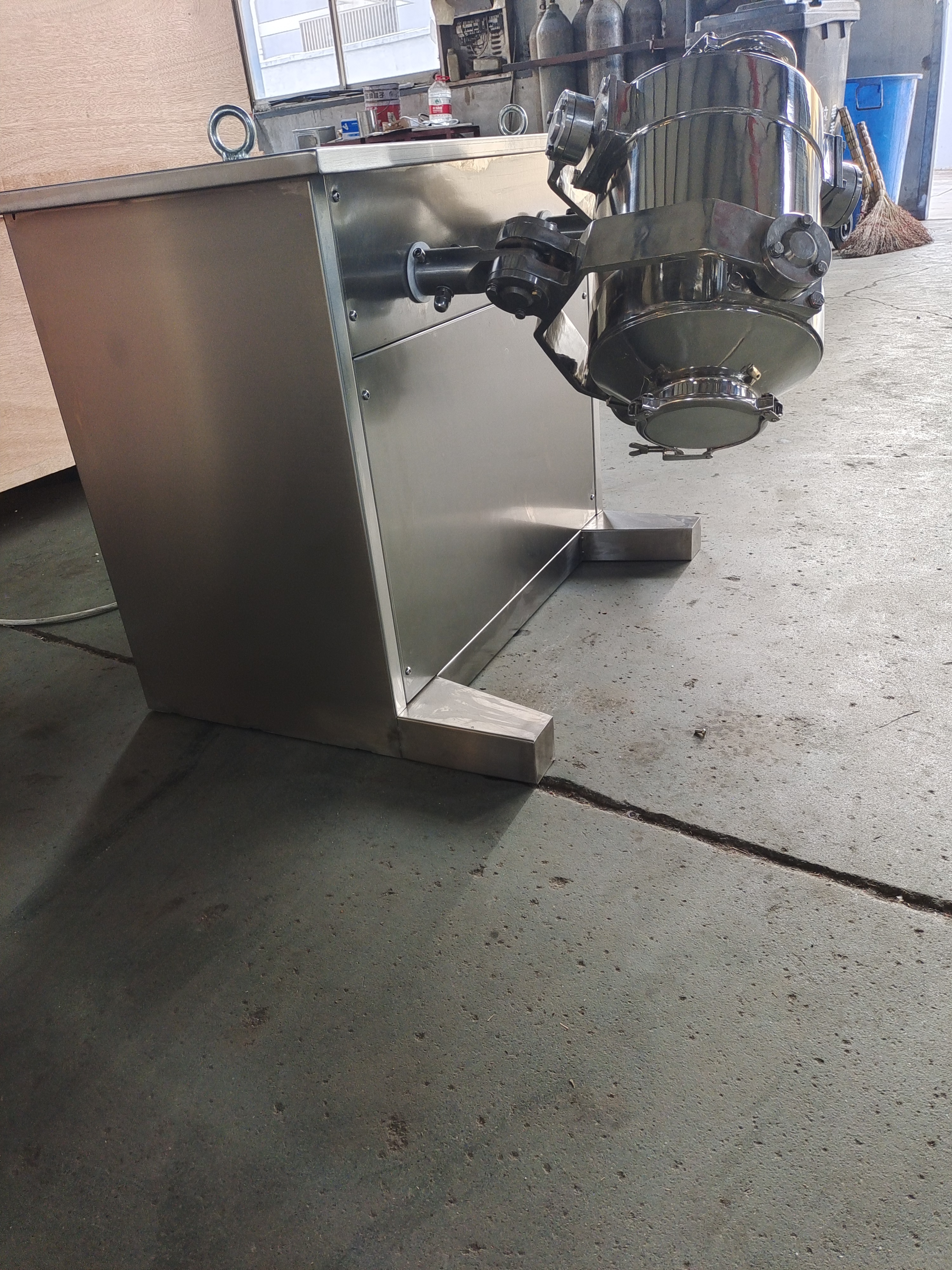 фармацевтический миксер, трехмерный миксер SUS304, смеситель 3D Motion с GMP 