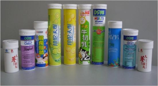 Фармацевтические пластиковые трубки, шипучая таблетка, бутылка для таблеток PP с пружинной крышкой PE