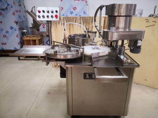 Пробка для наполнения жидкостью флаконов для инъекций на 2/3/5/10/20 мл, укупорочная машина с устройством подачи бутылок