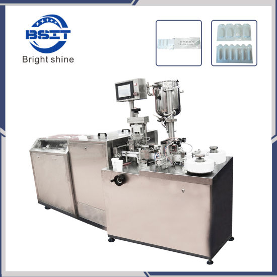 Небольшая лабораторная машина для формования, наполнения и запечатывания суппозиториев (1 наполняющая головка)