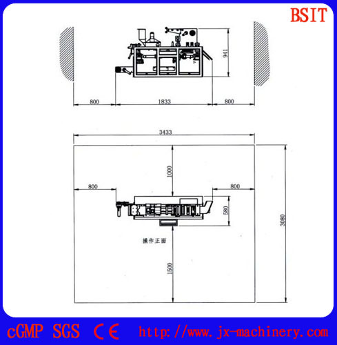 Dpp-80 Машина для блистерной упаковки таблеток и капсул из алюминия/ПВХ