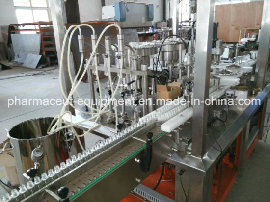 Поршневой насос для наполнения глазных капель, закупоривания, укупорки, укупорочной машины