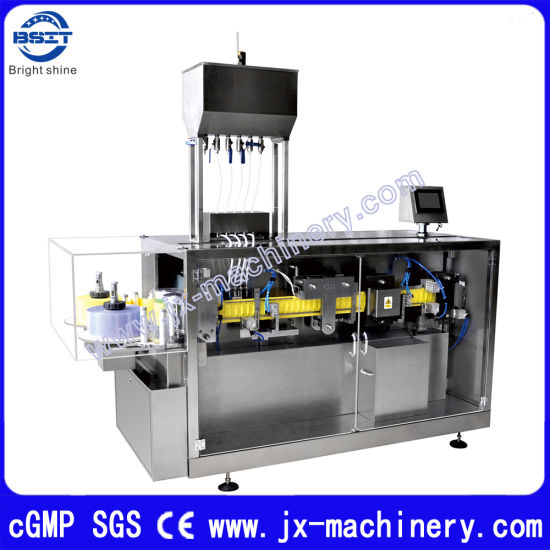 Фармацевтическая машина 2 Наполняющая головка Пластиковая машина для наполнения и запечатывания ампул для пероральной жидкости