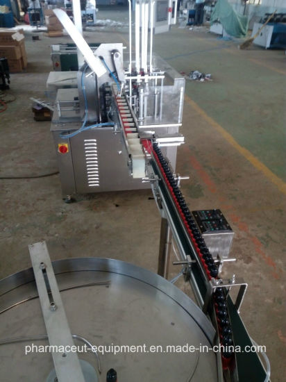 Машина для упаковки в картонные коробки Bsm-125 для круглых бутылок для электронных сигарет емкостью 10 мл