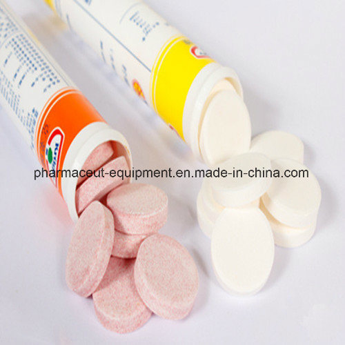 Горячие продажи шипучих таблеток для наполнения PP упаковочной машины для тюбиков на 40 бутылок/мин