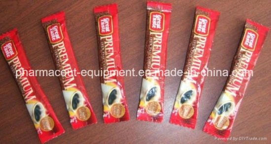 Автоматическая машина для упаковки в пакетики с порошком/гранулами/жидкостью с двойным соединением