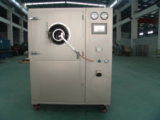 Лабораторная фармацевтическая машина для нанесения сахарной пленки на таблетки со сменным поддоном для нанесения покрытия