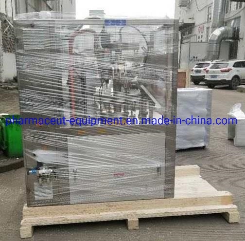 Полуавтоматическая машина для наполнения и запечатывания пластиковых туб и ламинированных туб