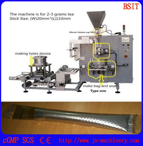 Машина для упаковки в конверты для чайных пакетиков (с отверстием)