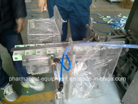 Машина для упаковки в картонные коробки Bsm-125 для круглых бутылок для электронных сигарет емкостью 10 мл