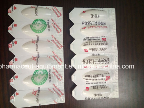 Автоматическая машина для наполнения и запечатывания суппозиториев с прямым управлением с помощью ПЛК соответствует требованиям GMP