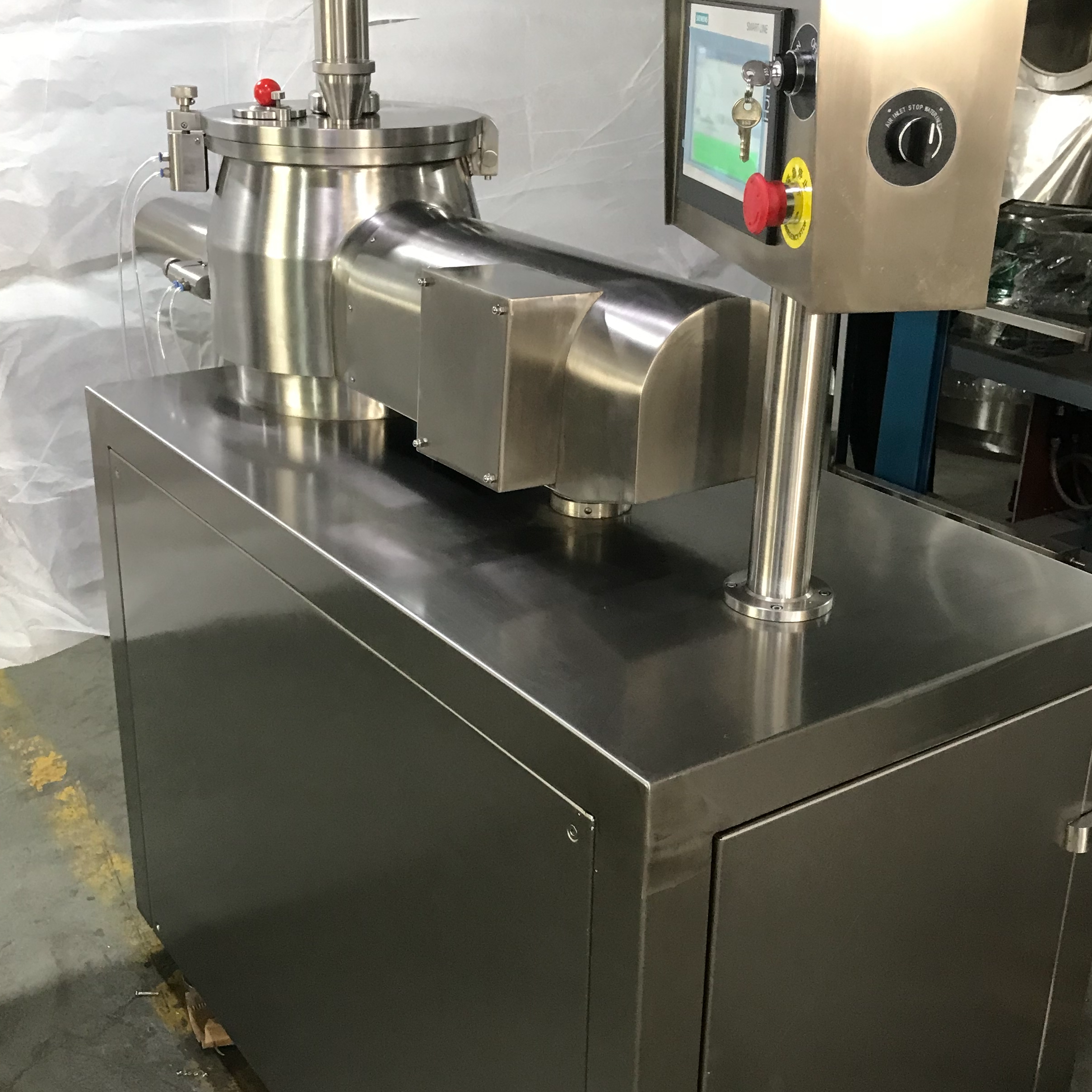 SUS304 фармацевтический высокоэффективный смесительный гранулятор мокрого типа из нержавеющей стали