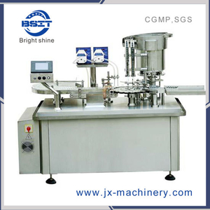 Автоматическая машина для наполнения и укупорки стеклянных флаконов для инфузий