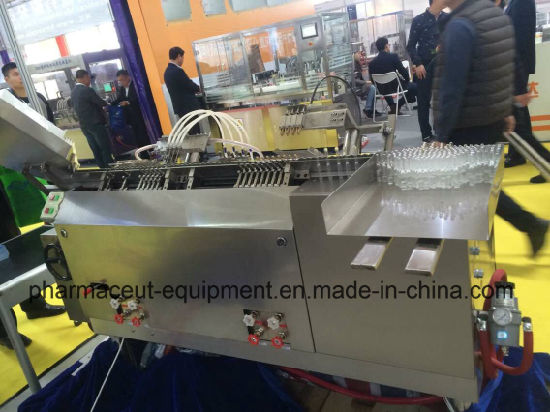 Линейная машина для наполнения и запечатывания закрытых стеклянных ампул емкостью 5 мл (AFS-4)