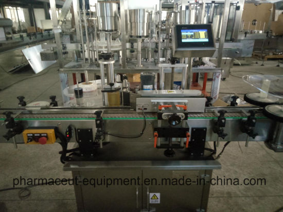 Емкость 100-200ПК/МИН машины для прикрепления этикеток бутылки стикера собственной личности роторная