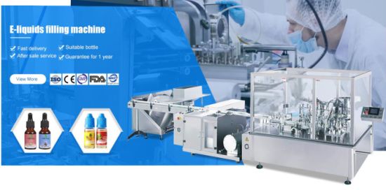 Этикетировочная машина для наполнения и укупорки жидкости для капель 2-30 мл