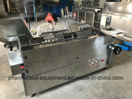 Производитель высококачественной машины для наполнения и запечатывания стеклянных ампул с 8 головками оливкового масла в ампулах