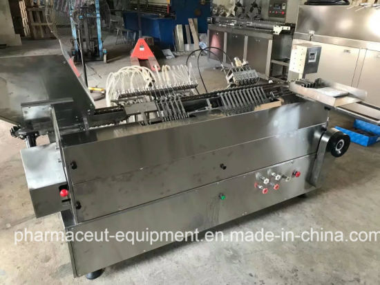 Машина для наполнения и запечатывания стеклянных ампул пестицидов с 8 кнопками управления наполняющими головками (AFS-8)