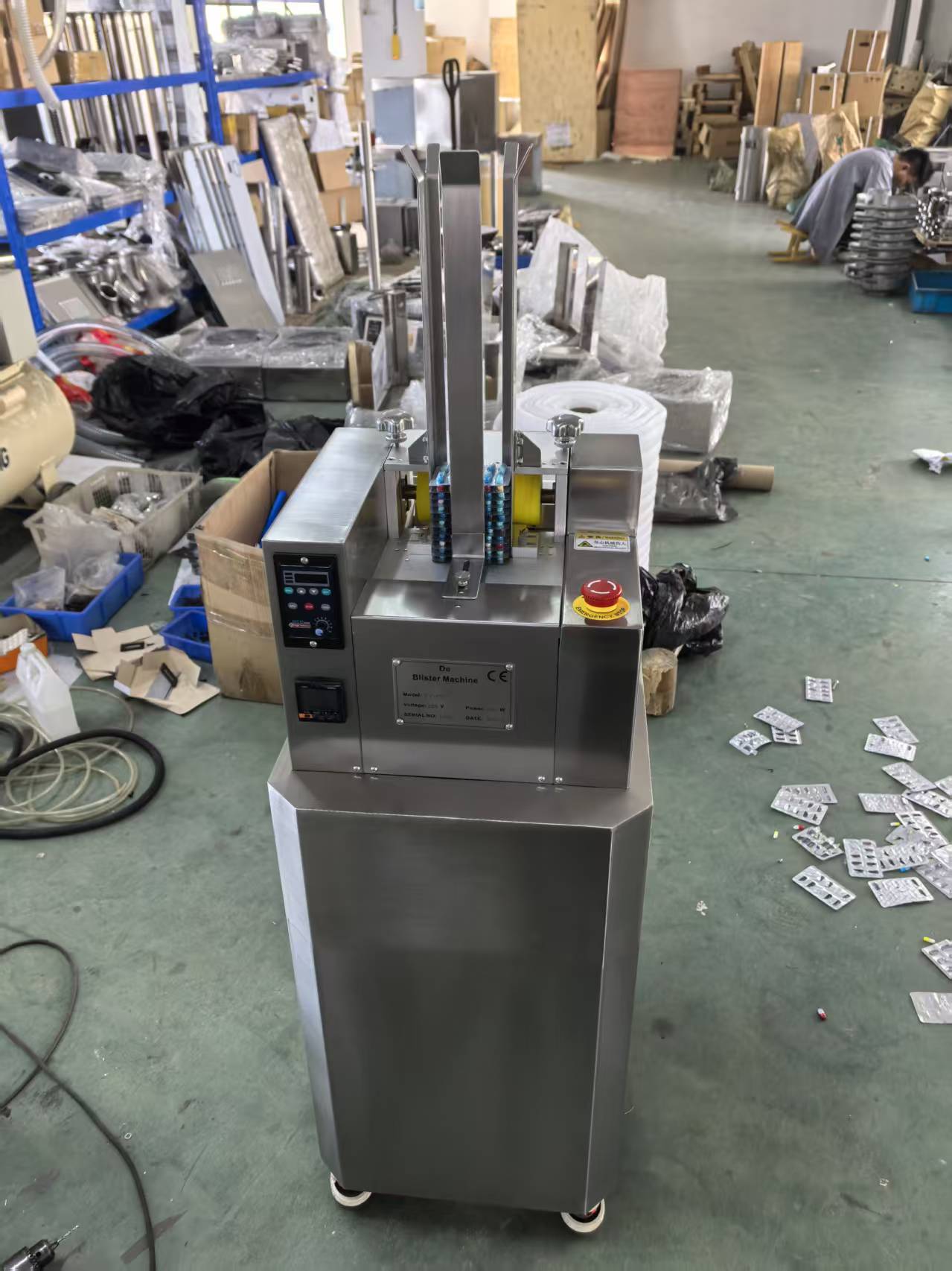 Алюминиевый пластиковый дозатор лекарств PY-120A (достаньте таблетку или капсулу из блистера) 