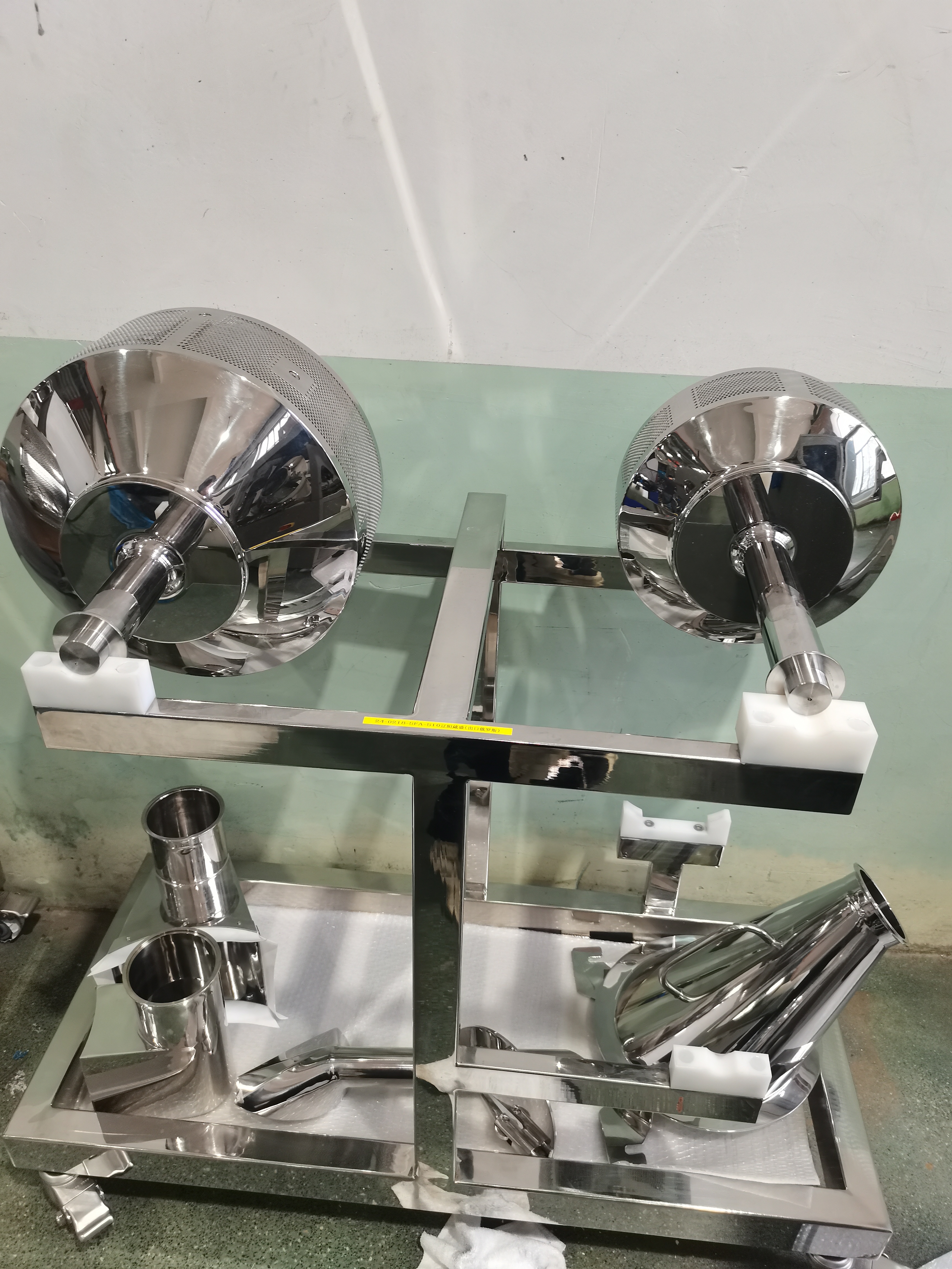 Высокоэффективное лабораторное оборудование для нанесения порошковых покрытий BGB5F SS316 с ПЛК и 3 сменными баками